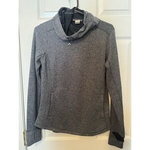 Duluth Trading Company Haz-Mask Hoodie Women's Grey XS Activewear Running